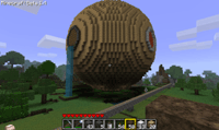 Minecraft sphere 1