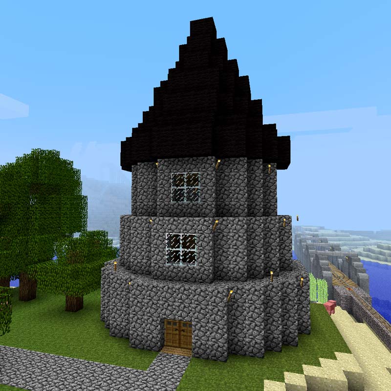 Medieval Houses - Blueprints for MineCraft Houses, Castles, Towers